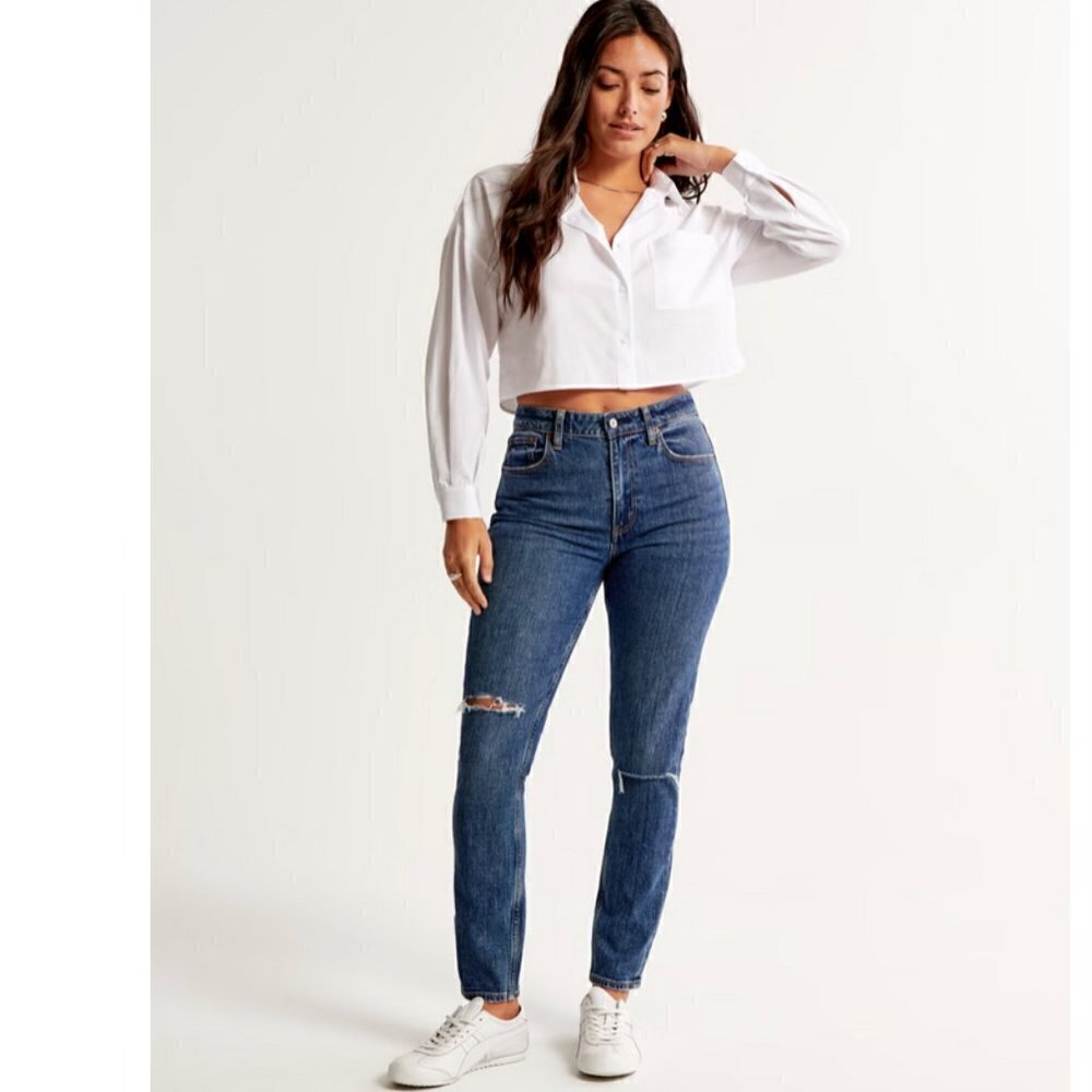 Abercrombie & Fitch | The Skinny High Rise Curve Love in Size 4R